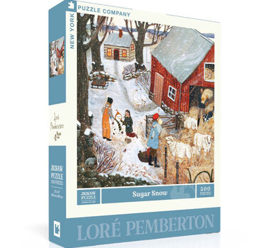 New York Puzzle Company New York Puzzle Co. Loré Pemberton: Sugar Snow Puzzle 500pcs