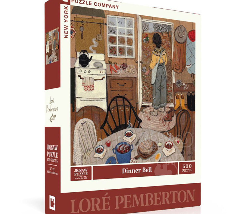 New York Puzzle Co. Loré Pemberton: Dinner Bell Puzzle 500pcs