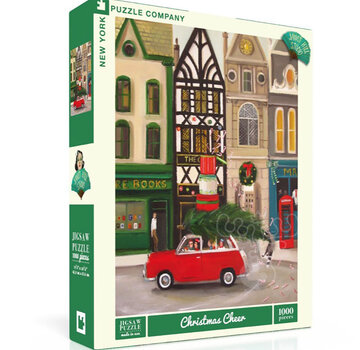 New York Puzzle Company New York Puzzle Co. Janet Hill: Christmas Cheer Puzzle 1000pcs