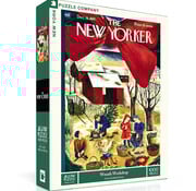 New York Puzzle Company New York Puzzle Co. The New Yorker: Pining for Christmas Puzzle 1000pcs