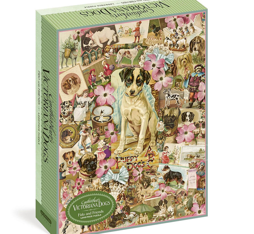 Workman Cynthia Harts Victoriana Dogs: Fido and Friends Puzzle 1000pcs