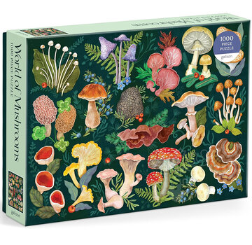 Galison Galison World of Mushrooms Puzzle 1000pcs