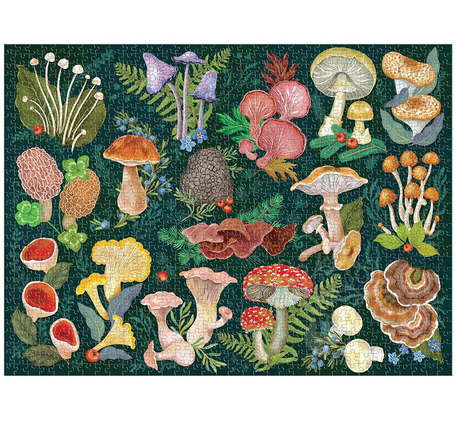 Galison World of Mushrooms Puzzle 1000pcs
