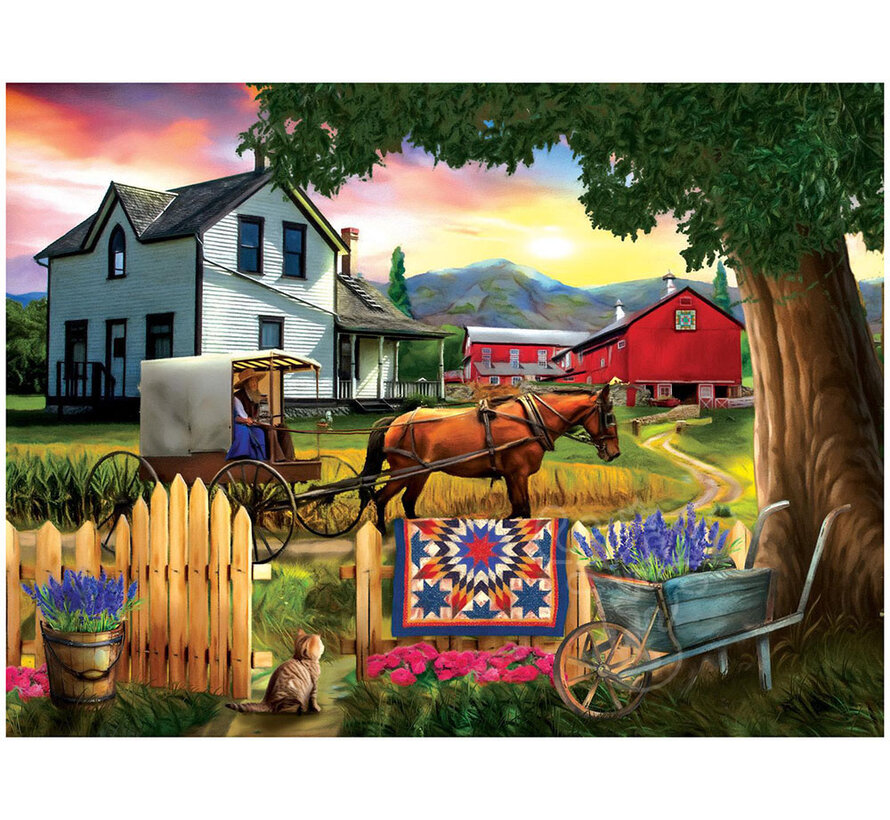 FINAL SALE SunsOut Heading Home for Dinner Puzzle 1000pcs