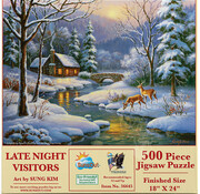 SunsOut SunsOut Late Night Visitors Puzzle 500pcs