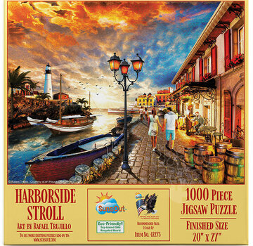 SunsOut FINAL SALE SunsOut Harborside Stroll Puzzle 1000pcs