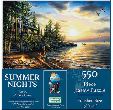 SunsOut FINAL SALE SunsOut Summer Nights Puzzle 550pcs