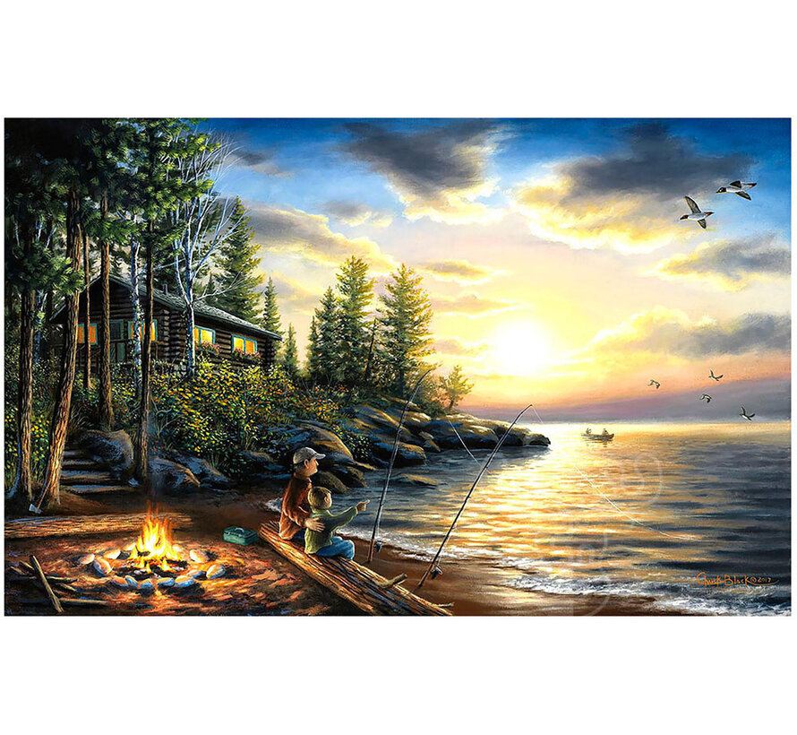 FINAL SALE SunsOut Summer Nights Puzzle 550pcs