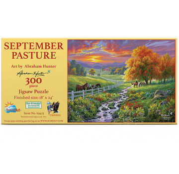 SunsOut SunsOut September Pasture Puzzle 300pcs