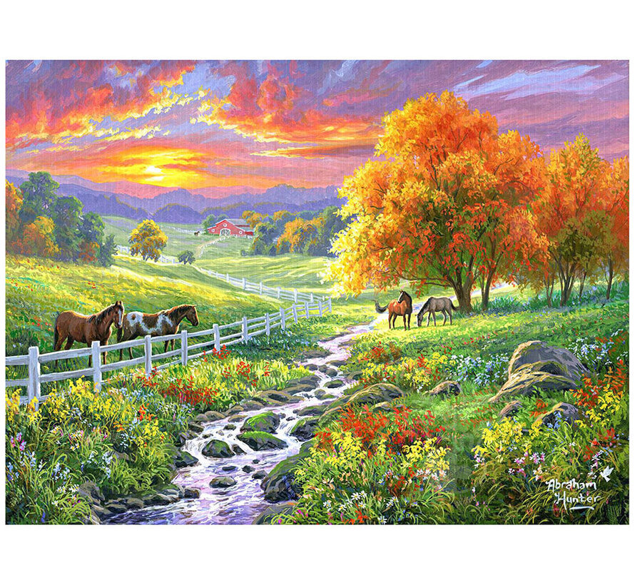 SunsOut September Pasture Puzzle 300pcs