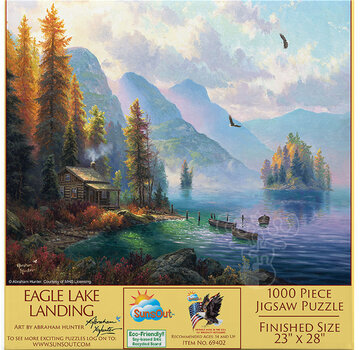 SunsOut FINAL SALE SunsOut Eagle Lake Landing Puzzle 1000pcs