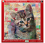 FINAL SALE SunsOut Quilted Tabby Kitten Puzzle 500pcs
