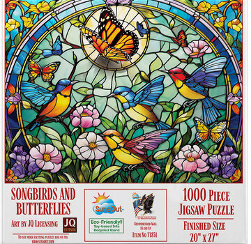 SunsOut SunsOut Songbirds and Butterflies Puzzle 1000pcs