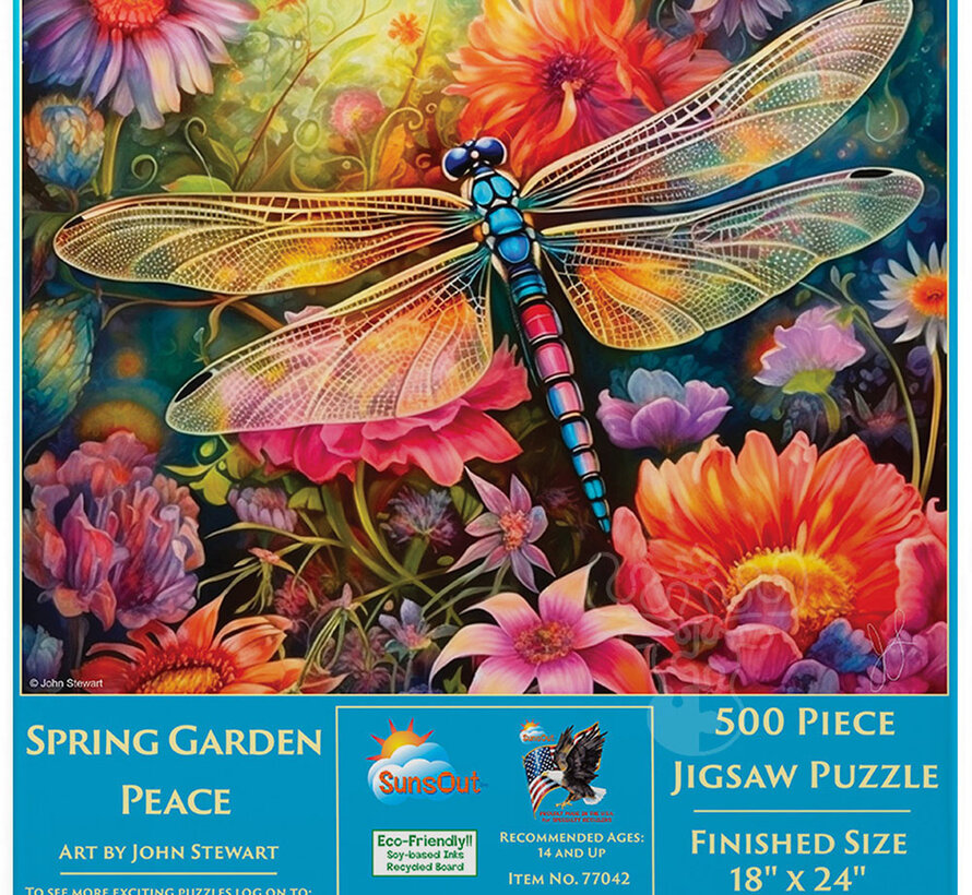 SunsOut Spring Garden Puzzle 500pcs