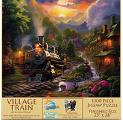 SunsOut SunsOut Village Train Puzzle 1000pcs