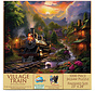 SunsOut Village Train Puzzle 1000pcs