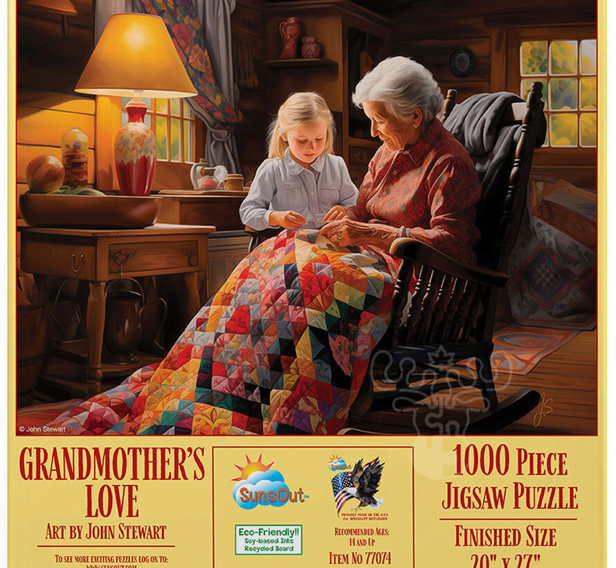 SunsOut Grandmother's Love Puzzle 1000pcs