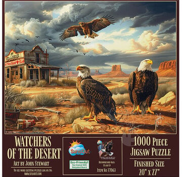 SunsOut FINAL SALE SunsOut Watchers of the Desert Puzzle 1000pcs