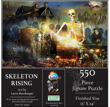 SunsOut SunsOut Skeleton Rising Puzzle 550pcs