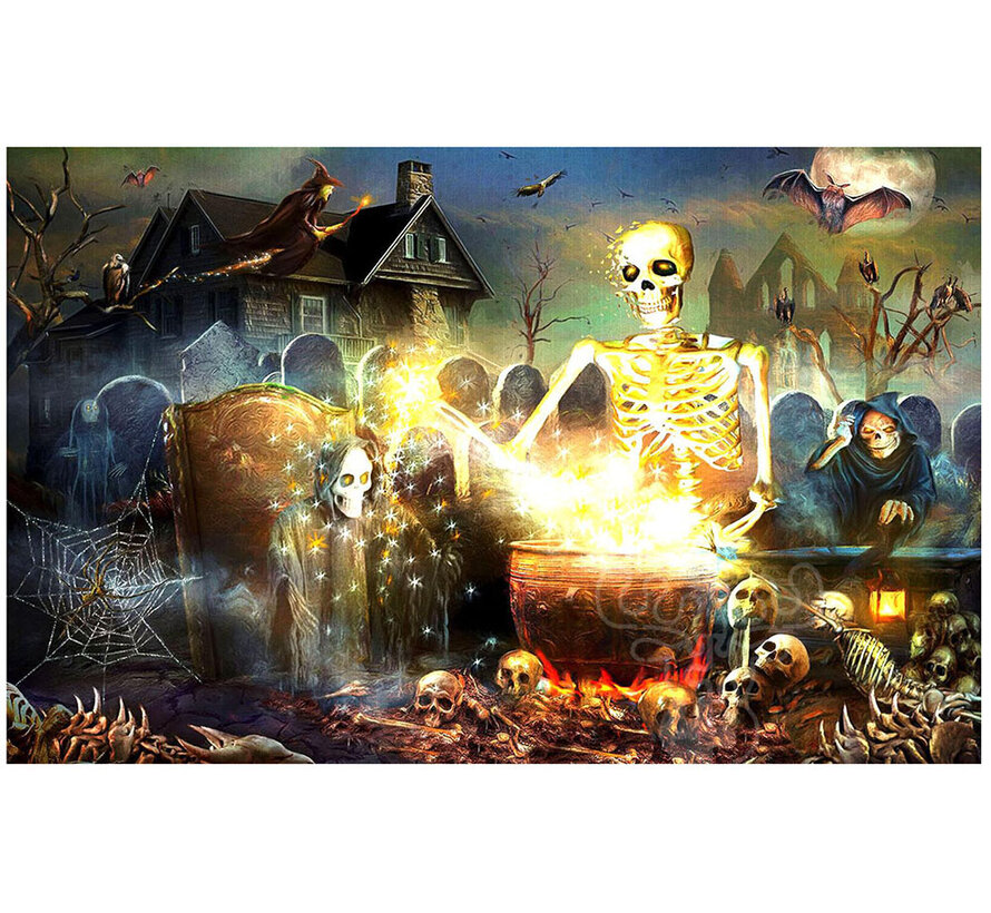 SunsOut Skeleton Rising Puzzle 550pcs