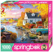Springbok Springbok Lakeside Fall Retreat Puzzle 1000pcs