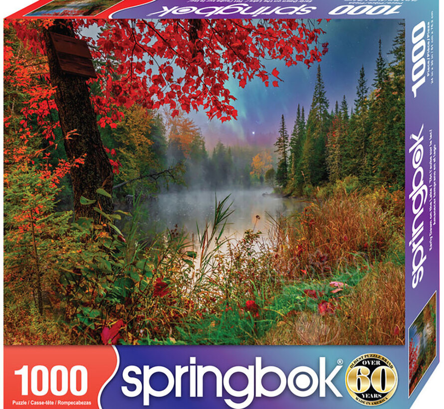 Springbok Early Dawn on the Lake Puzzle 1000pcs RETIRED