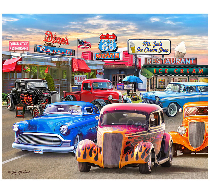 Springbok Classic Car Show Puzzle 1000pcs