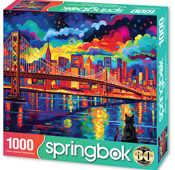 Springbok Springbok Midnight in San Francisco Puzzle 1000pcs LIMITED RELEASE