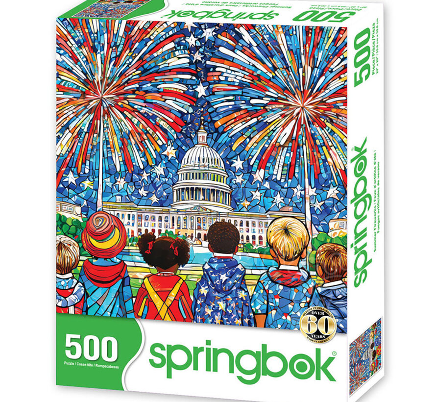 Springbok Summer Fireworks Puzzle 500pcs LIMITED RELEASE