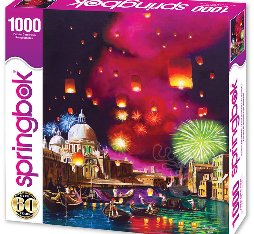 Springbok Venice Fireworks Puzzle 1000pcs LIMITED RELEASE RETIRED
