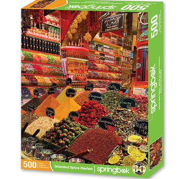 Springbok FINAL SALE Springbok Istanbul Spice Market Puzzle 500pcs LIMITED RELEASE RETIRED