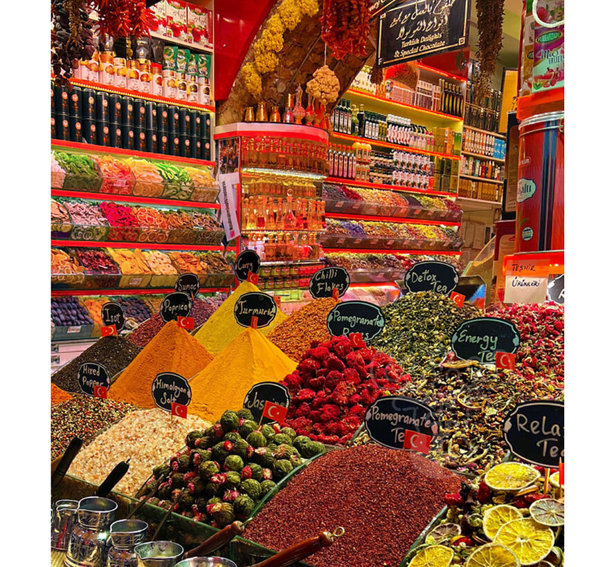 FINAL SALE Springbok Istanbul Spice Market Puzzle 500pcs LIMITED RELEASE RETIRED