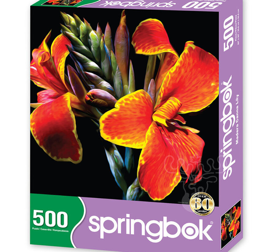 FINAL SALE Springbok Maderna Canna Lily Puzzle 500pcs