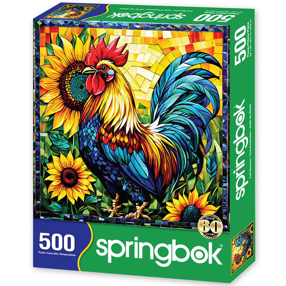 Springboch Puzzles Springbok Fall Rooster Puzzle 500pcs LIMITED RELEASE - Puzzles Canada