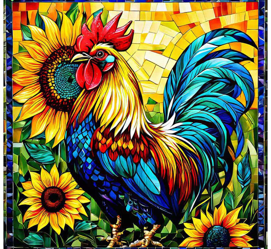 Springbok Fall Rooster Puzzle 500pcs LIMITED RELEASE