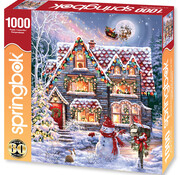 Springbok Springbok Christmas Eve Cottage Puzzle 1000pcs