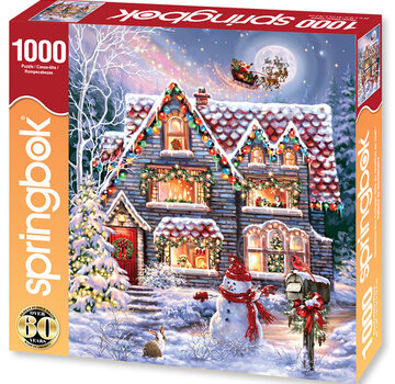 Springbok Springbok Christmas Eve Cottage Puzzle 1000pcs