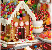 Springbok Springbok Gingerbread House Puzzle 500pcs