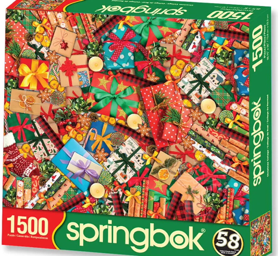 Springbok Christmas Collage Puzzle 1500pcs