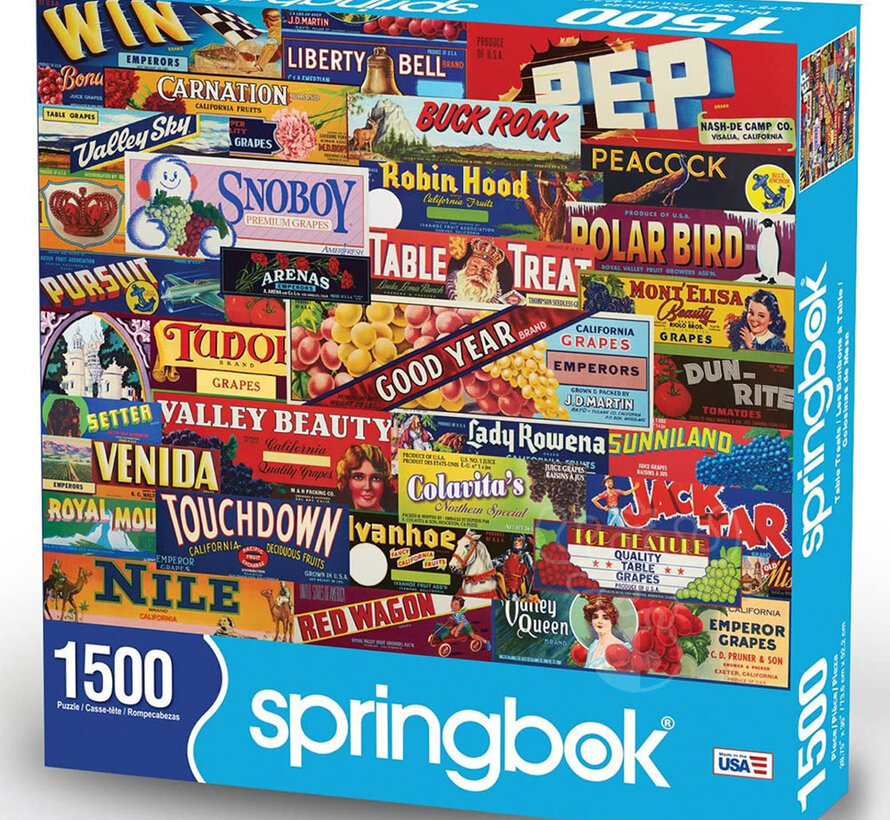 Springbok Table Treats Puzzle 1500pcs RETIRED