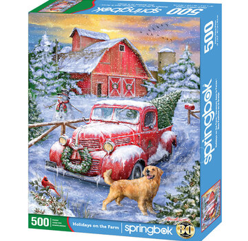 Springbok Springbok Holidays on the Farm Puzzle 500pcs