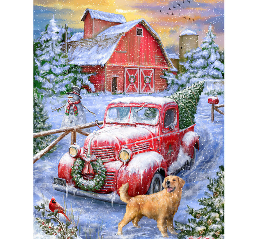 Springbok Holidays on the Farm Puzzle 500pcs