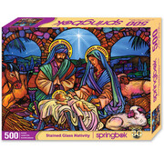 Springbok Springbok Stained Glass Nativity Puzzle 500pcs