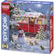 Springbok Springbok Snowy Retreat Puzzle 1000pcs