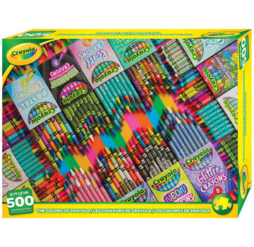 Springbok Springbok The Colors of Crayola Shop Puzzle 500pcs