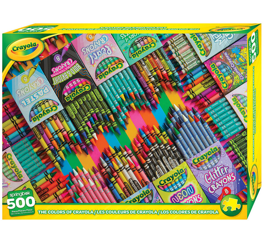 Springbok The Colors of Crayola Shop Puzzle 500pcs