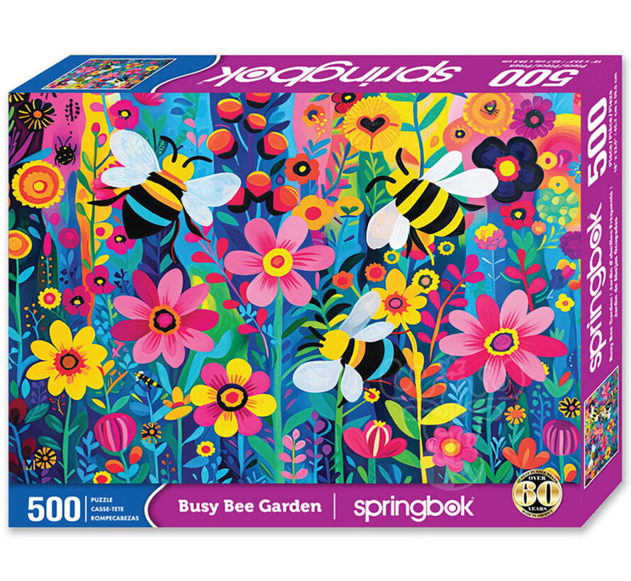 Springbok Busy Bee Garden Puzzle 500pcs LIMITED RELEASE