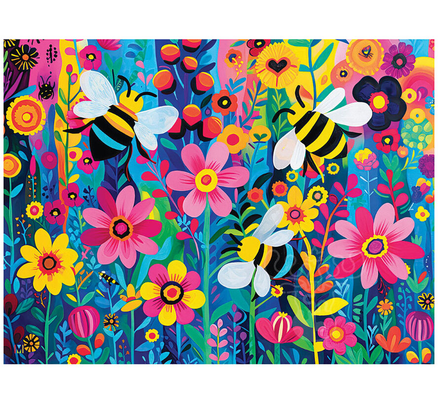 Springbok Busy Bee Garden Puzzle 500pcs LIMITED RELEASE