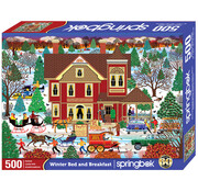 Springbok Springbok Winter Bed and Breakfast Puzzle 500pcs