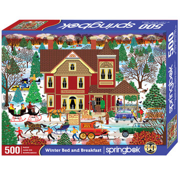 Springbok Springbok Winter Bed and Breakfast Puzzle 500pcs